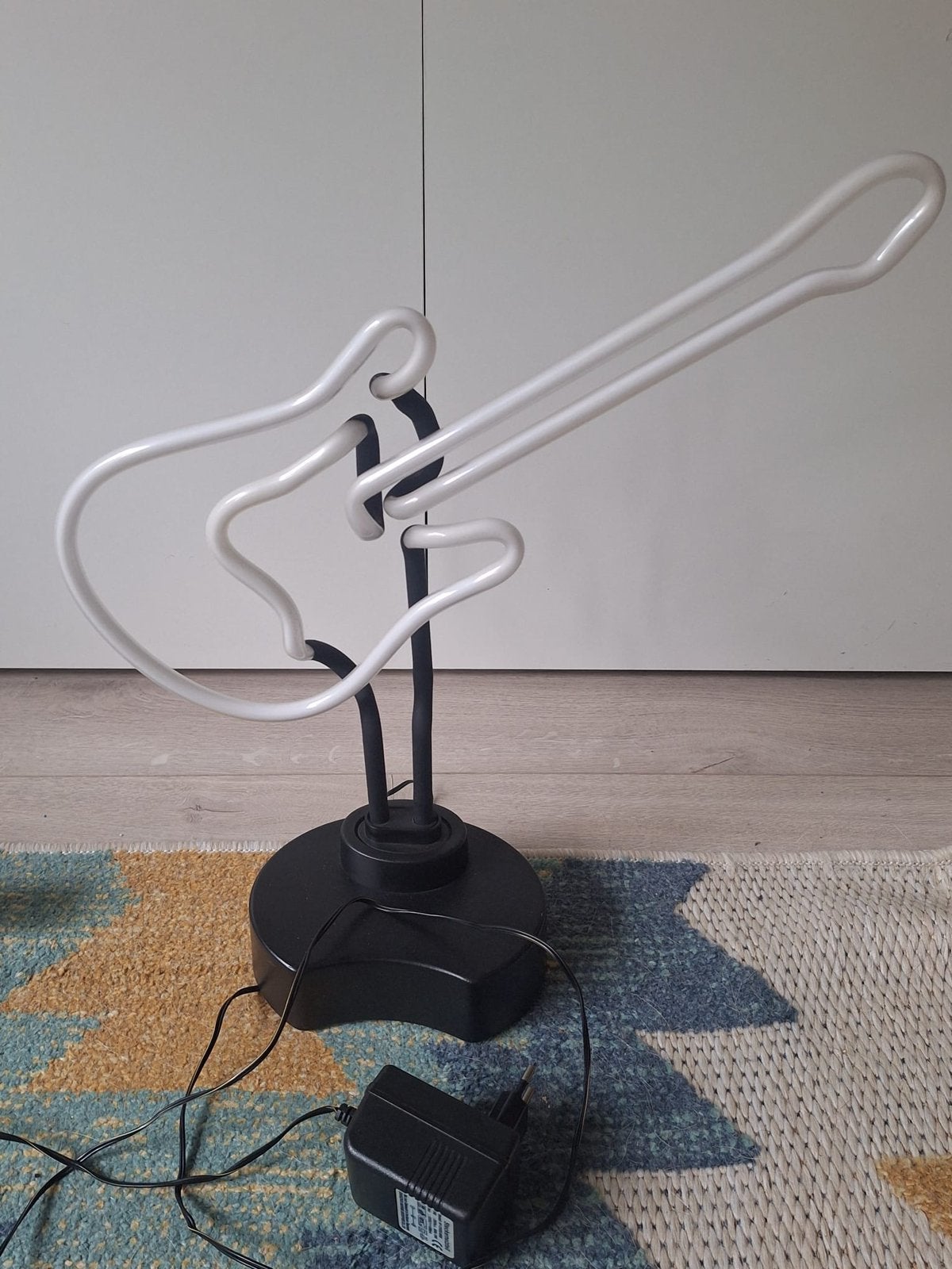 Neon gitaar lamp, Ophalen of Verzenden, Zo goed als nieuw