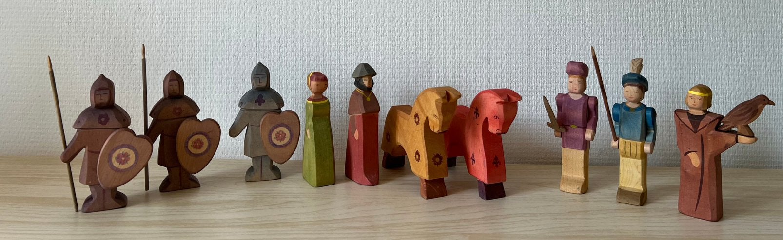 Ostheimer 10 houten figuren, Kinderen en Baby's, Speelgoed | Houten speelgoed, Ophalen, Zo goed als nieuw, Overige typen