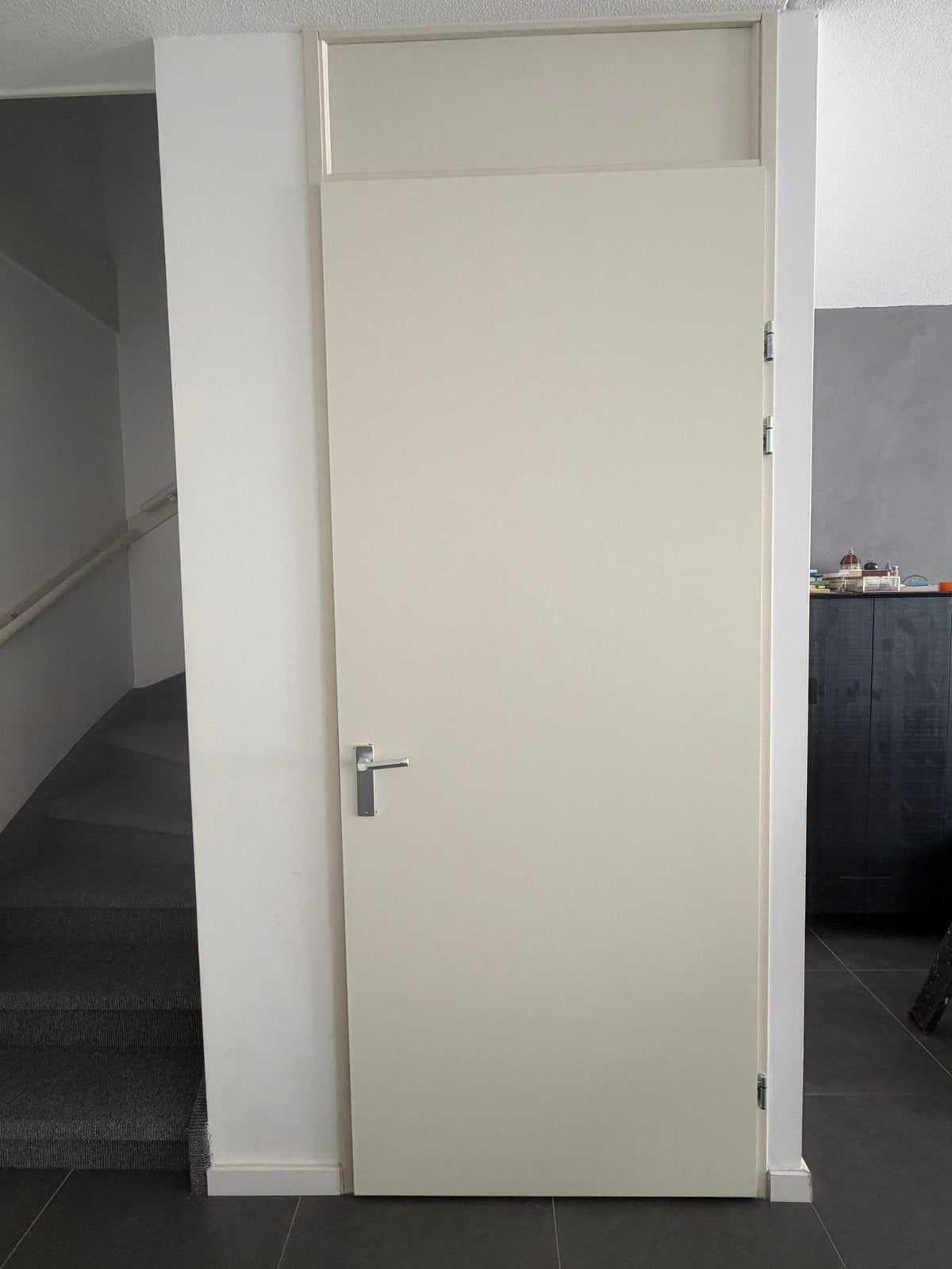 Svedex binnendeur met stalen kozijn, Ophalen, Gebruikt, 80 tot 100 cm, 215 cm of meer