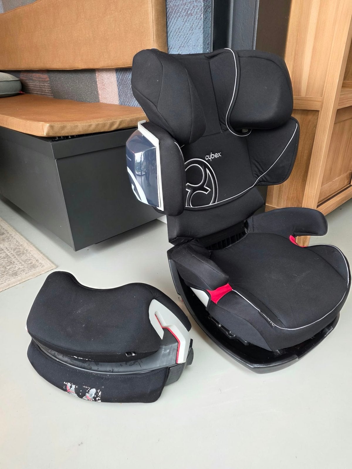 Cybex Pallas 2-fix autostoel - Veelgebruikt, kan nog mee, Autogordel of Isofix, Gebruikt, Verstelbare rugleuning, 9 t/m 36 kg