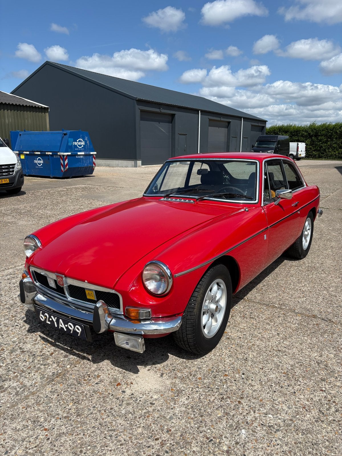 MG B 1.8 1975 Rood, Auto's, Voorwielaandrijving, B, Handgeschakeld, Particulier