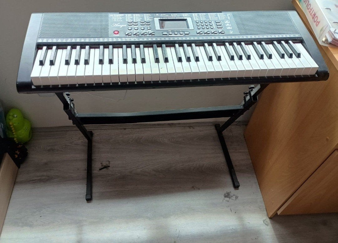 Aengus keyboard met veel opties incl. adapter en standaad, Muziek en Instrumenten, Ophalen, Gebruikt, 61 toetsen, Overige merken