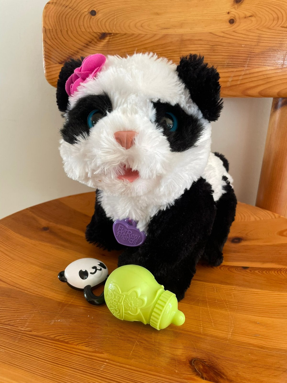 Furreal panda (2 stuks beschikbaar), Kinderen en Baby's, Ophalen of Verzenden, Zo goed als nieuw, Overige typen, Interactief