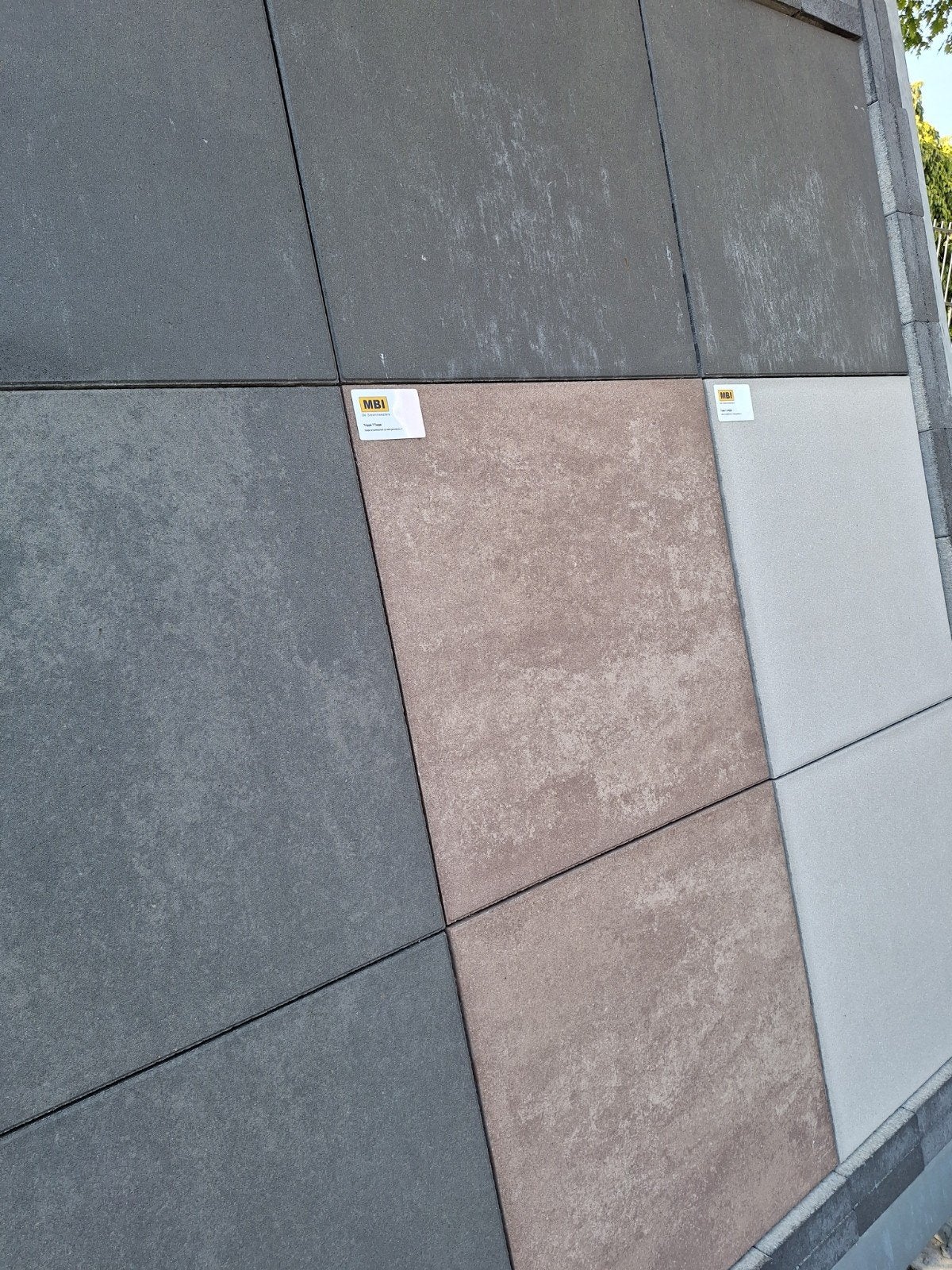 AANBIEDING terrastegels mbi 60x60cm 4cm dik diverse kleuren, Tuin en Terras, Tegels en Klinkers, Ophalen, Nieuw, 10 m² of meer