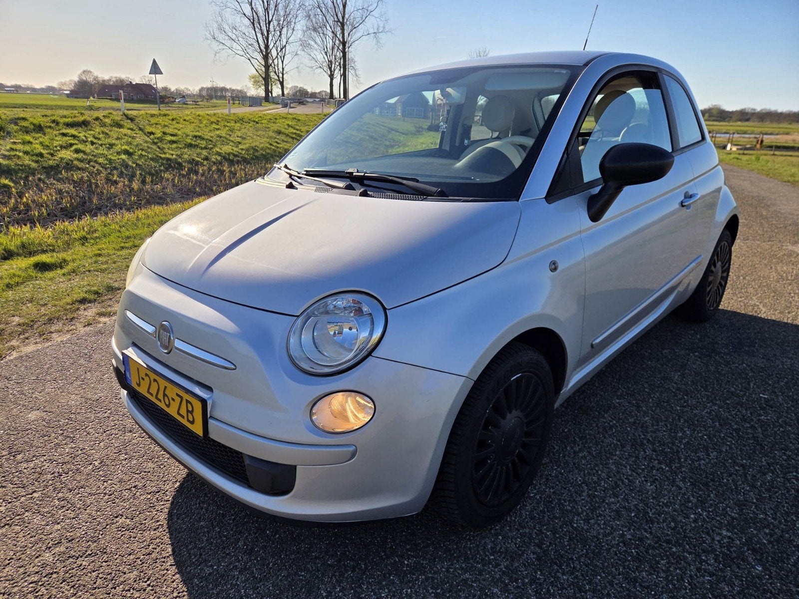 Fiat 500 1.2 C 2008 Grijs, Voorwielaandrijving, Stof, Metallic lak, 1242 cc