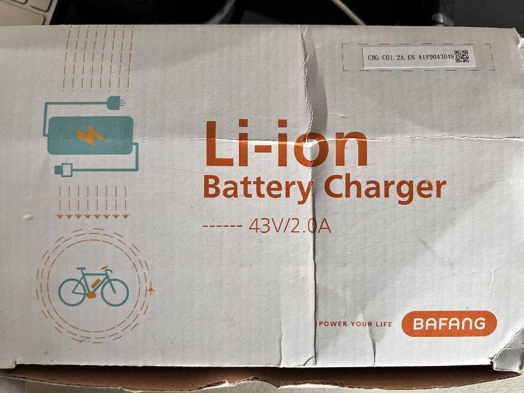 Bafang Acculader 43V, Ophalen of Verzenden, Zo goed als nieuw