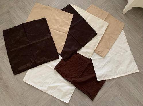 Pakket diverse Sier kussenslopen! DECORATIE!, Overige kleuren, Verzenden, Vierkant, Zo goed als nieuw
