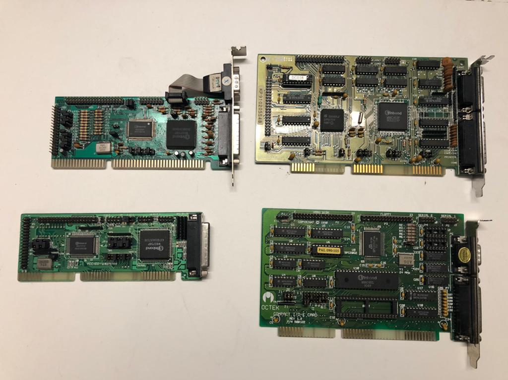 Winbond 16-bits ISA IO kaarten (4x)., Ophalen of Verzenden