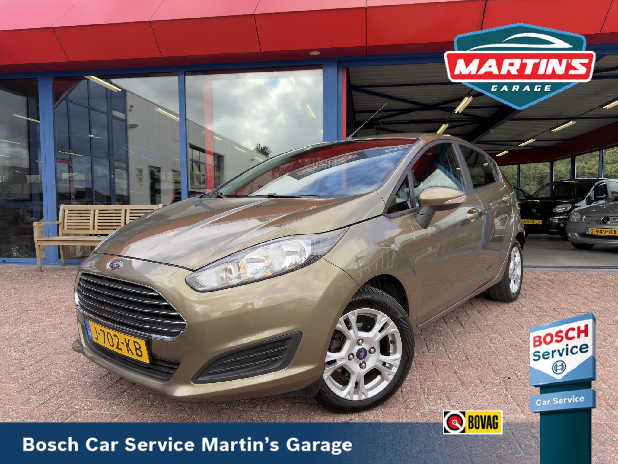 Ford Fiesta 1.0 EcoBoost Titanium, Auto's, Voorwielaandrijving, Euro 6, Bruin, Handgeschakeld