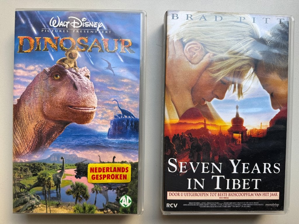 2 videobanden, Cd's en Dvd's, VHS | Film, Alle leeftijden, Ophalen of Verzenden, Zo goed als nieuw, Filmhuis