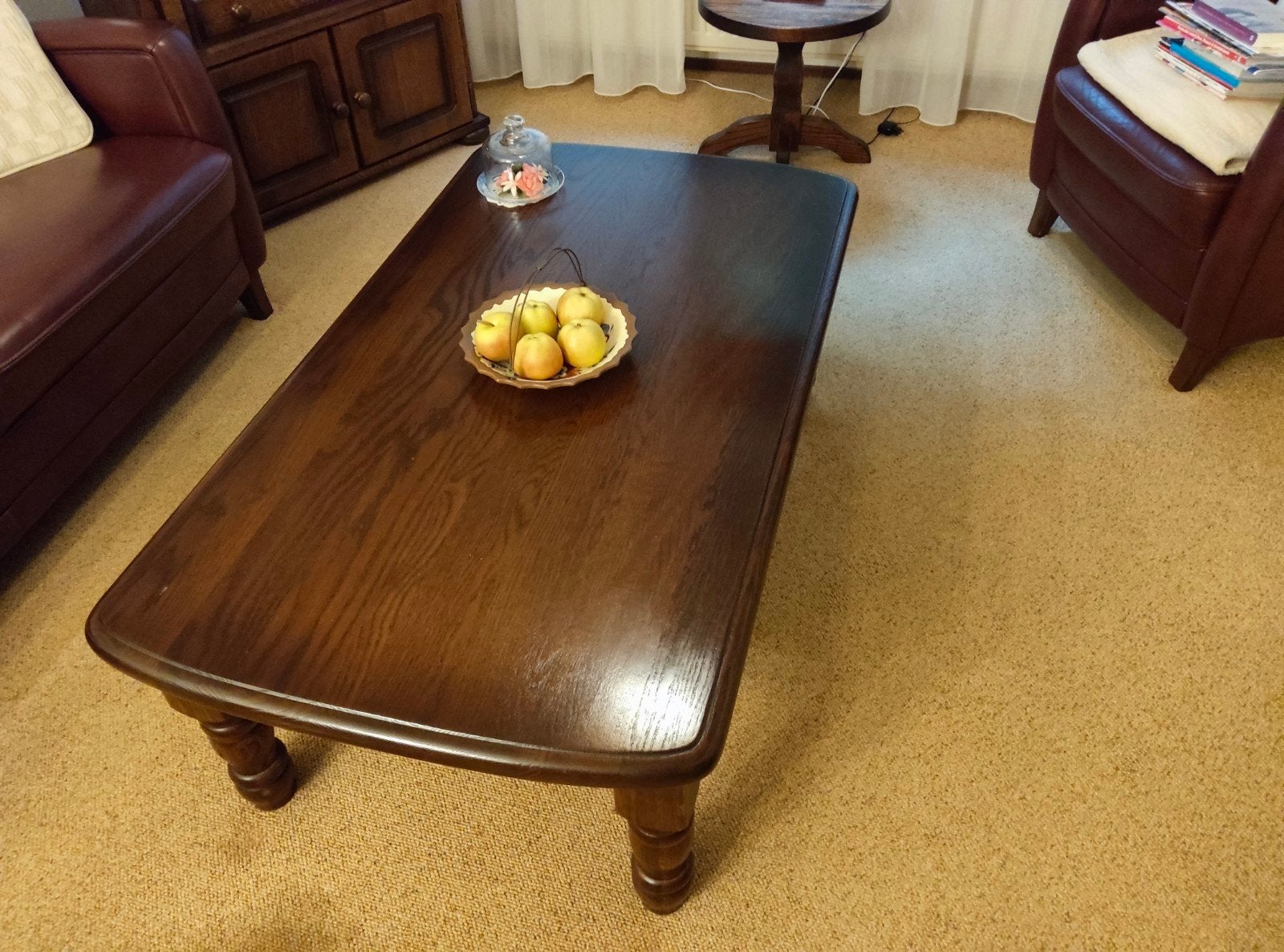 Eiken houten salontafel
Met lade, Huis en Inrichting, Tafels | Salontafels, Ophalen, 100 tot 150 cm, 50 tot 100 cm, Minder dan 50 cm