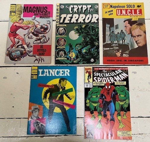 Magnus,NapoleonSolo,Lancer, Crypt of terror,The Sp.Spiderman, Eén comic, Ophalen of Verzenden, Zo goed als nieuw, Amerika