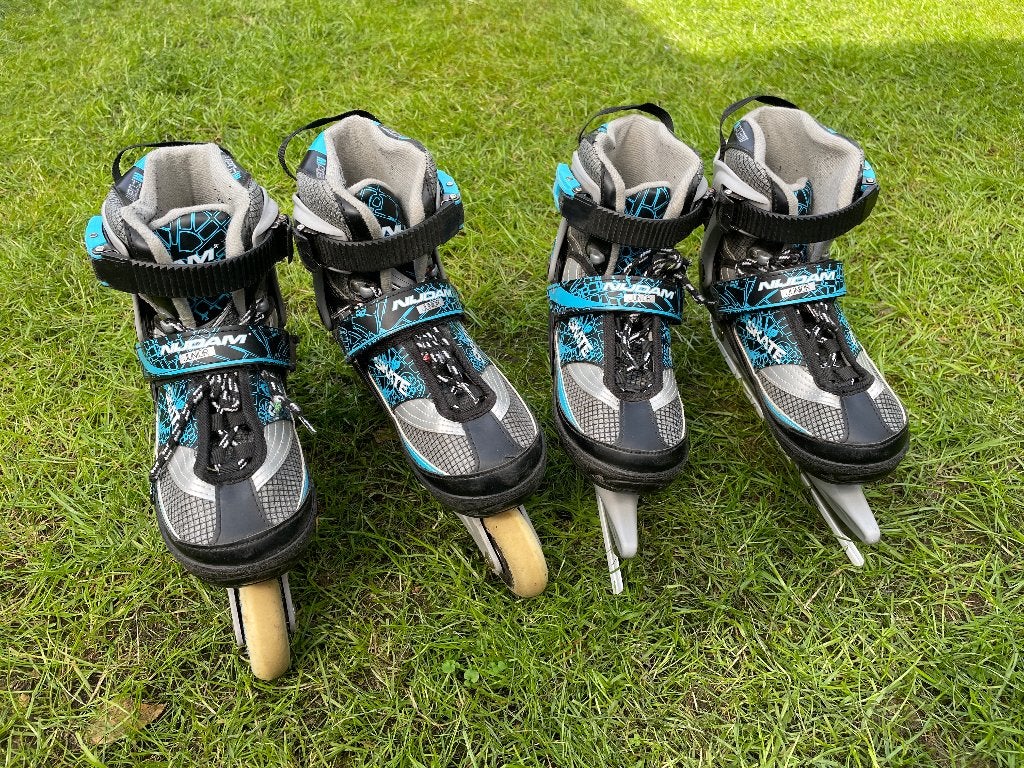 2 paar Nijdam Junior schaatsen, Ophalen, Gebruikt, IJshockeyschaatsen, Nijdam