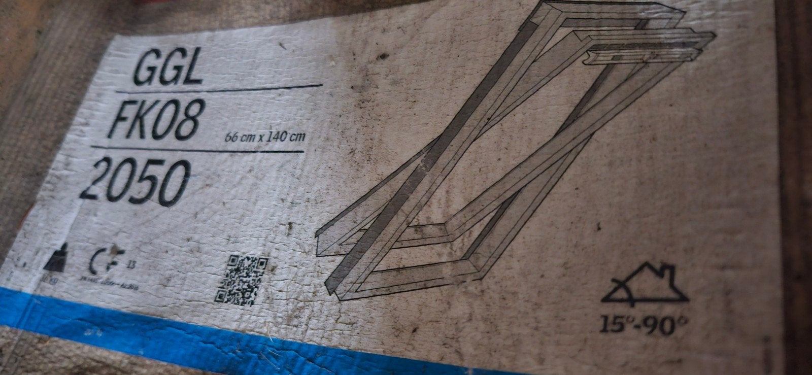 Velux dakraam 66x140 cm, Ophalen, Nieuw