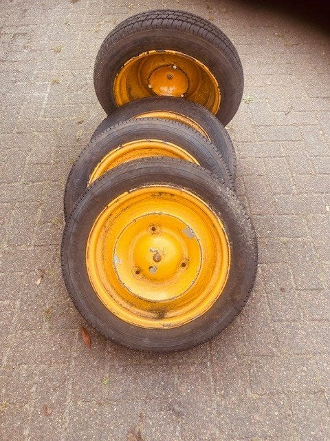 set velgen 2cv Citroën eend, Ophalen, Gebruikt, 15 inch, Velg(en)