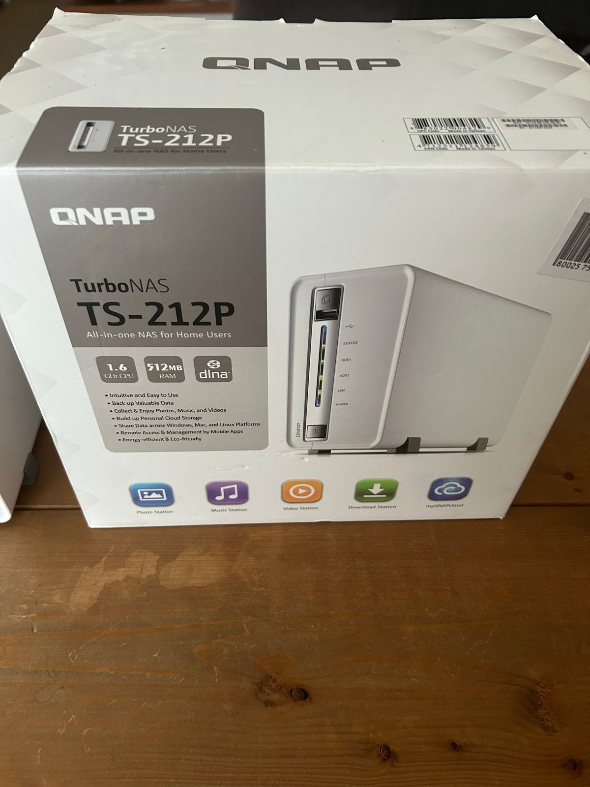QNAP TurboNAS TS-212P - Excl schijven!!!, Computers en Software, Ophalen of Verzenden, Gebruikt