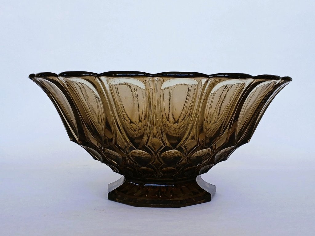 Schaal Scailmont Art Deco Persglas, Ophalen of Verzenden