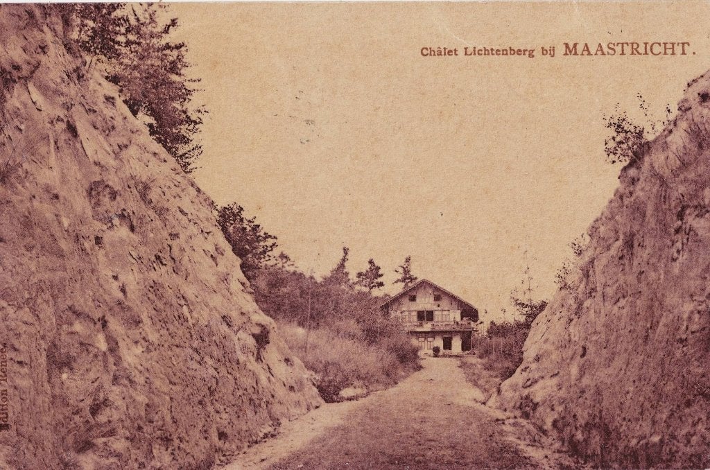 Maastricht–Châlet Lichtenberg (Tulpkaart), Ophalen of Verzenden, Voor 1920, Gelopen, Limburg