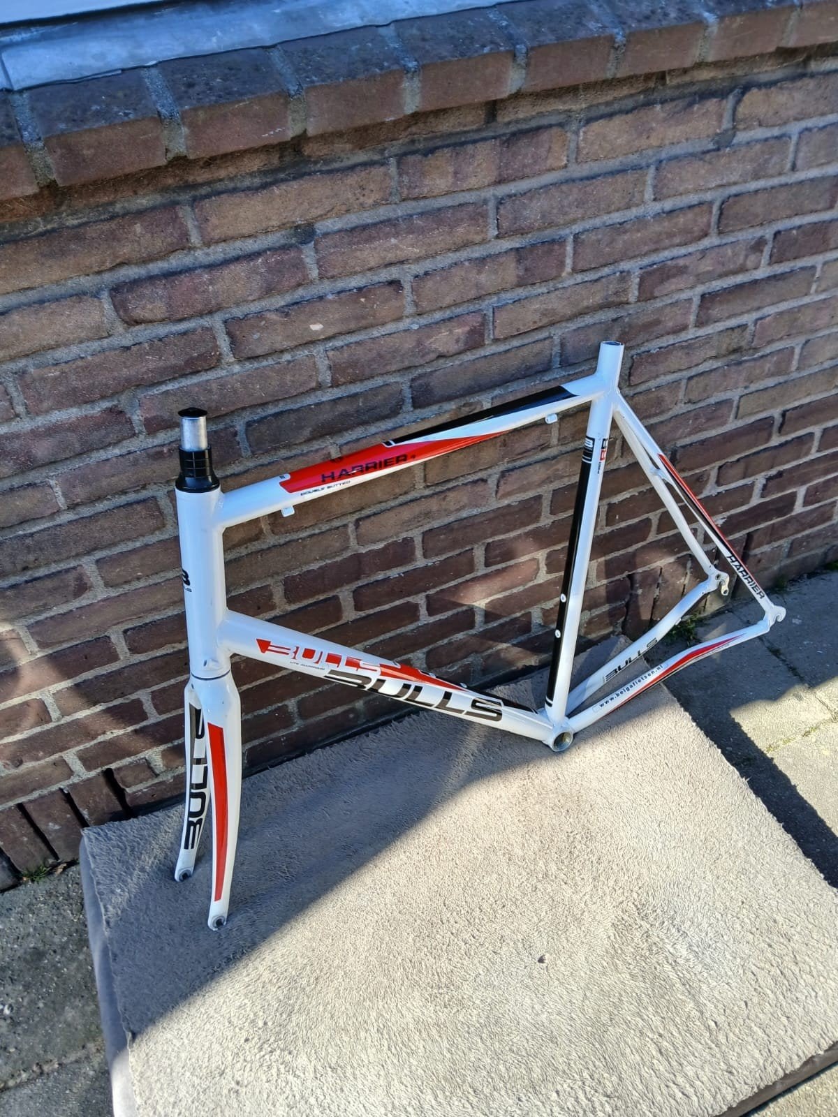 Racefiets Frameset Bulls Harrier 65cm zgan, Ophalen, Frame, Zo goed als nieuw, Aluminium
