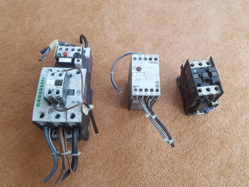 relais fasevolgrelais klockner elektra krachtsroom kabels, Ophalen of Verzenden, Gebruikt, Overige typen