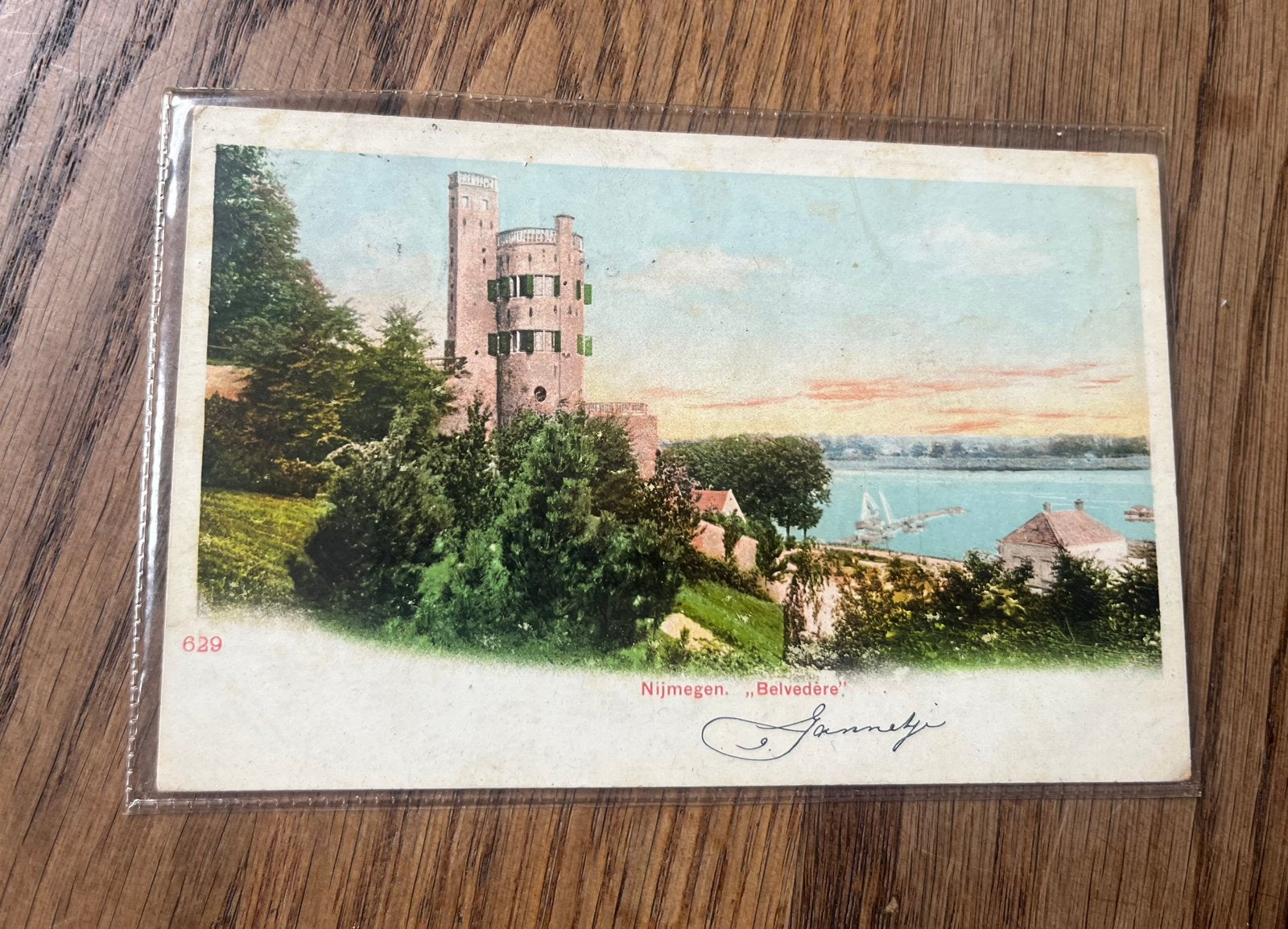 Nijmegen, Belvedere, Ophalen of Verzenden, Gelopen, Gelderland