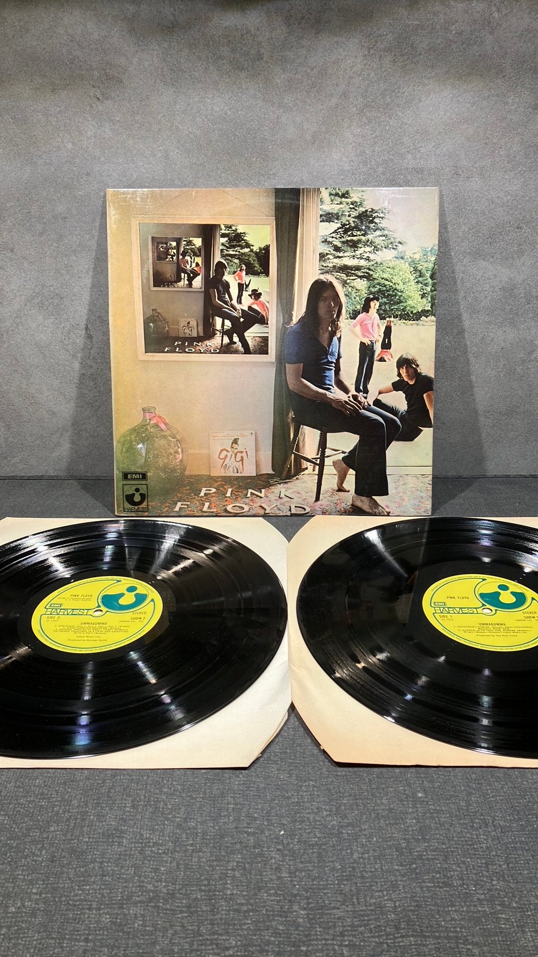 Pink Floyd  — Ummagumma, Beschermende buitenhoes, Ophalen of Verzenden, Zo goed als nieuw, Dubbel-LP