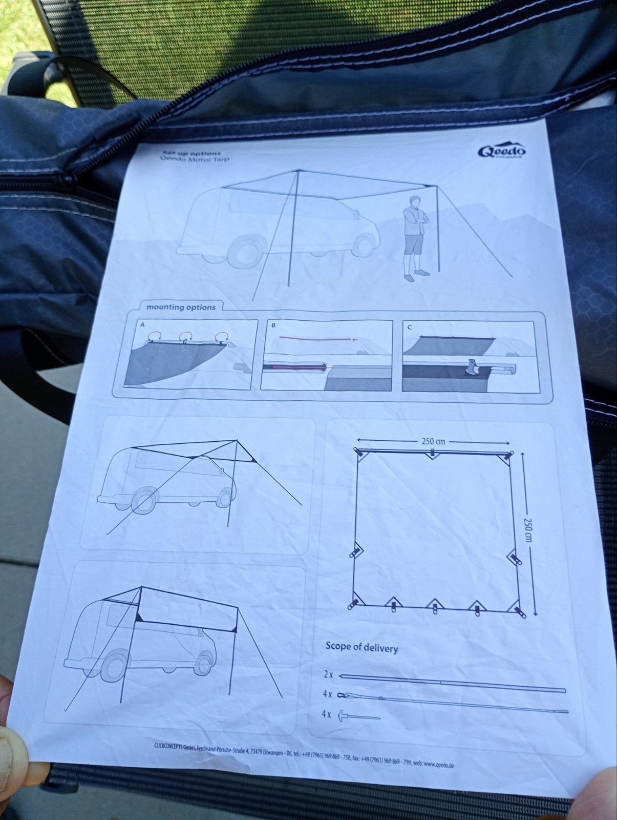 Qeedo Motor Tarp ( z.g.a.n), Ophalen of Verzenden