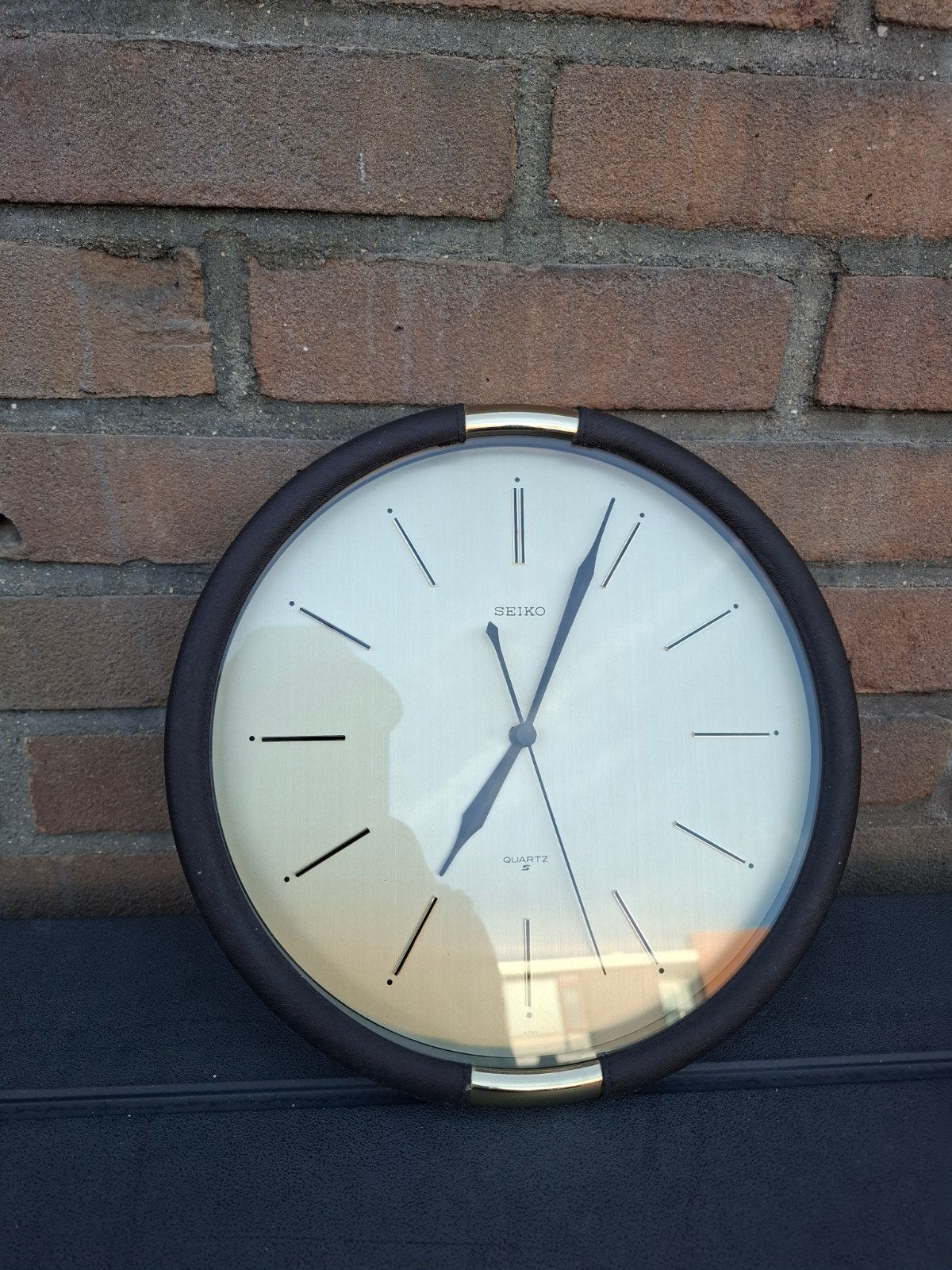 Seiko wandklok jaren 70 vintage, Ophalen of Verzenden, Wandklok