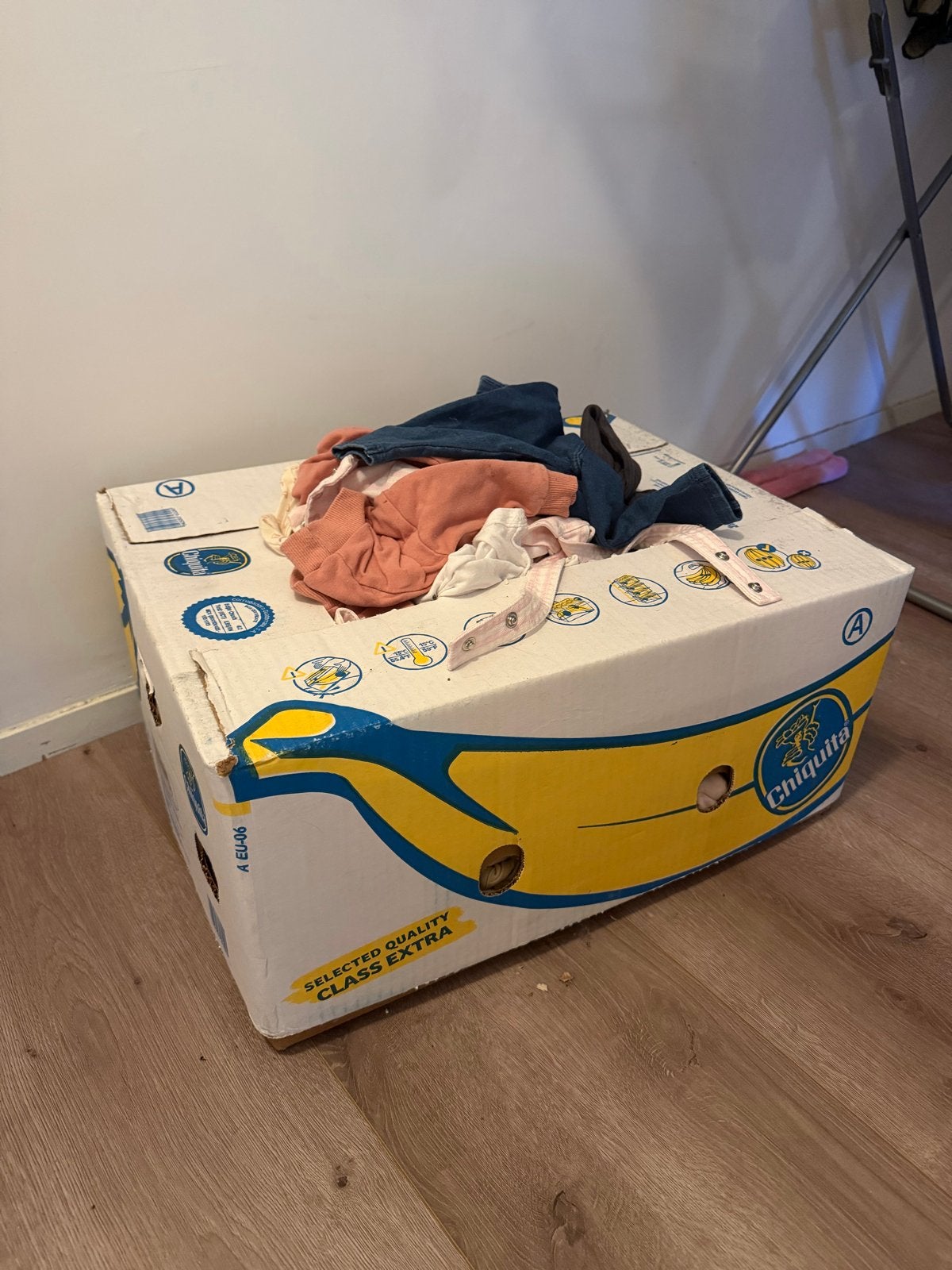 Doos vol baby meisjeskleding maat 50-62, Ophalen, Gebruikt, Overige maten