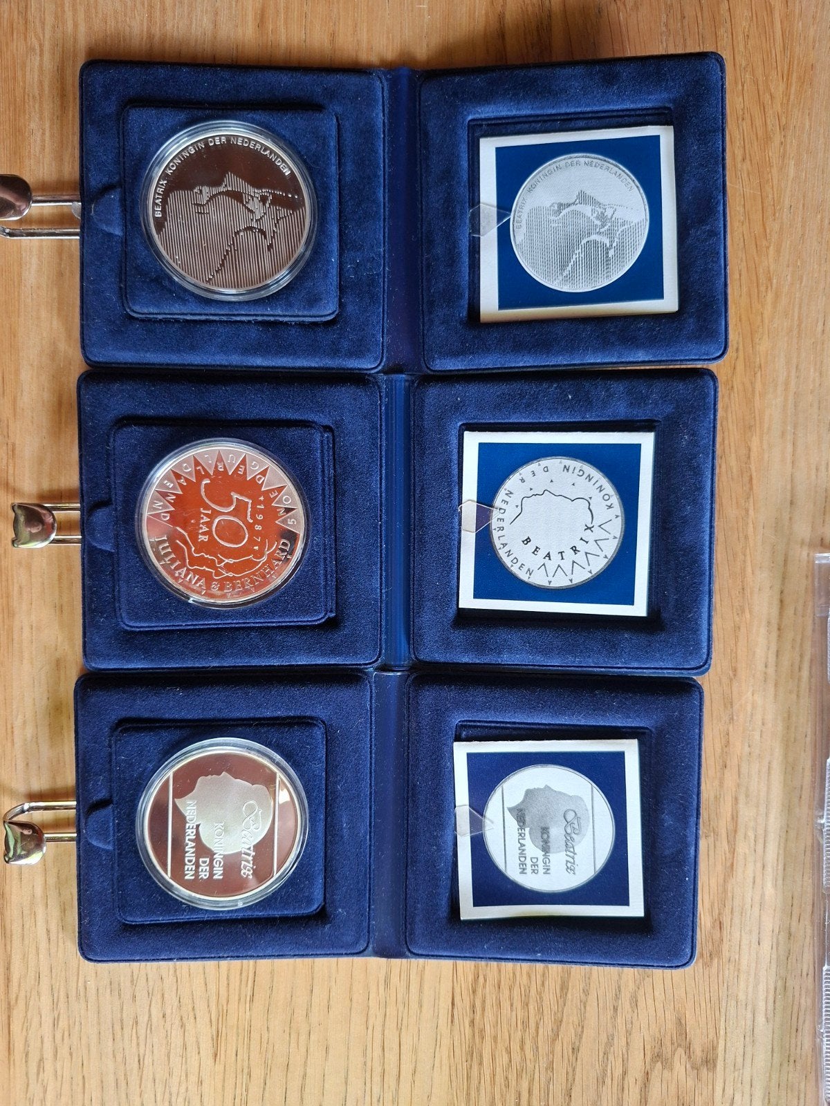 50 gulden 1984 25 florin 1986 50 gulden 1987, Postzegels en Munten, Munten | Nederland, Setje, Koningin Beatrix, Zilver, Ophalen of Verzenden