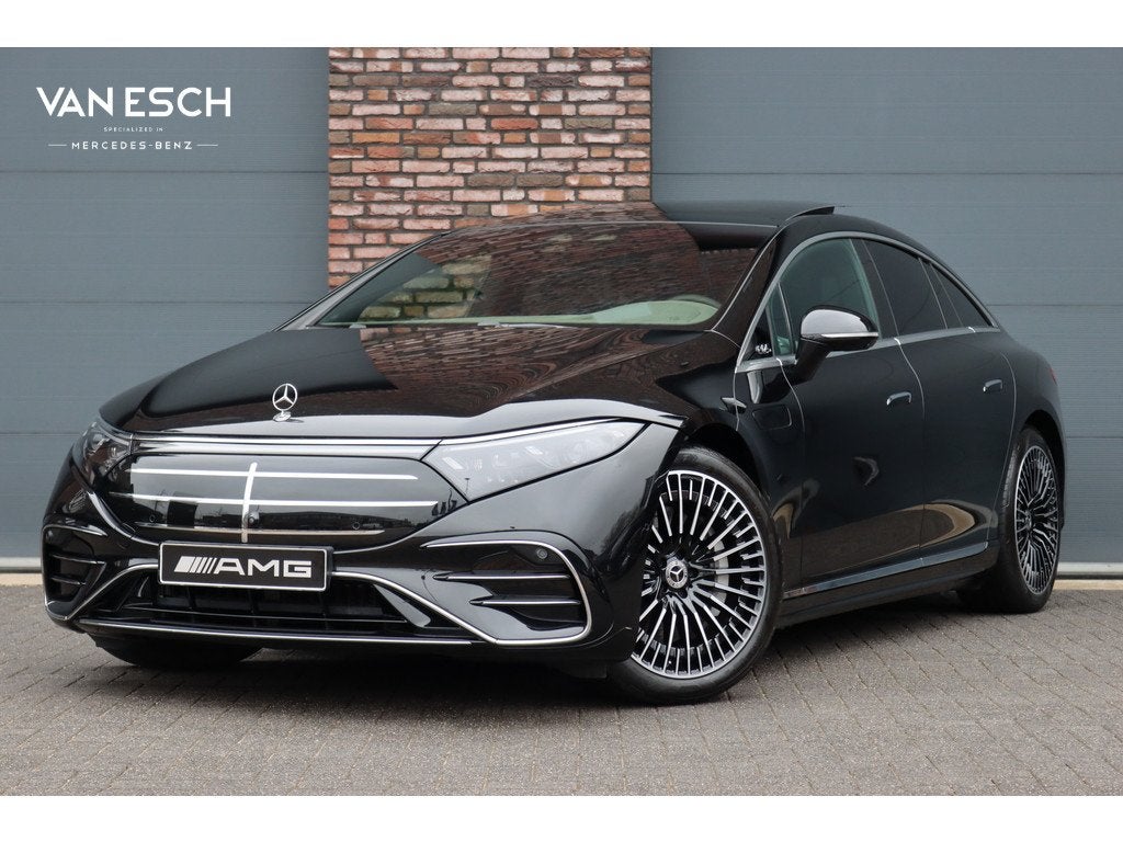 Mercedes-Benz EQS 350 Exclusive Line 118 kWh | Airmatic | Ac, Achterwielaandrijving, Gebruikt, Zwart, 4 stoelen