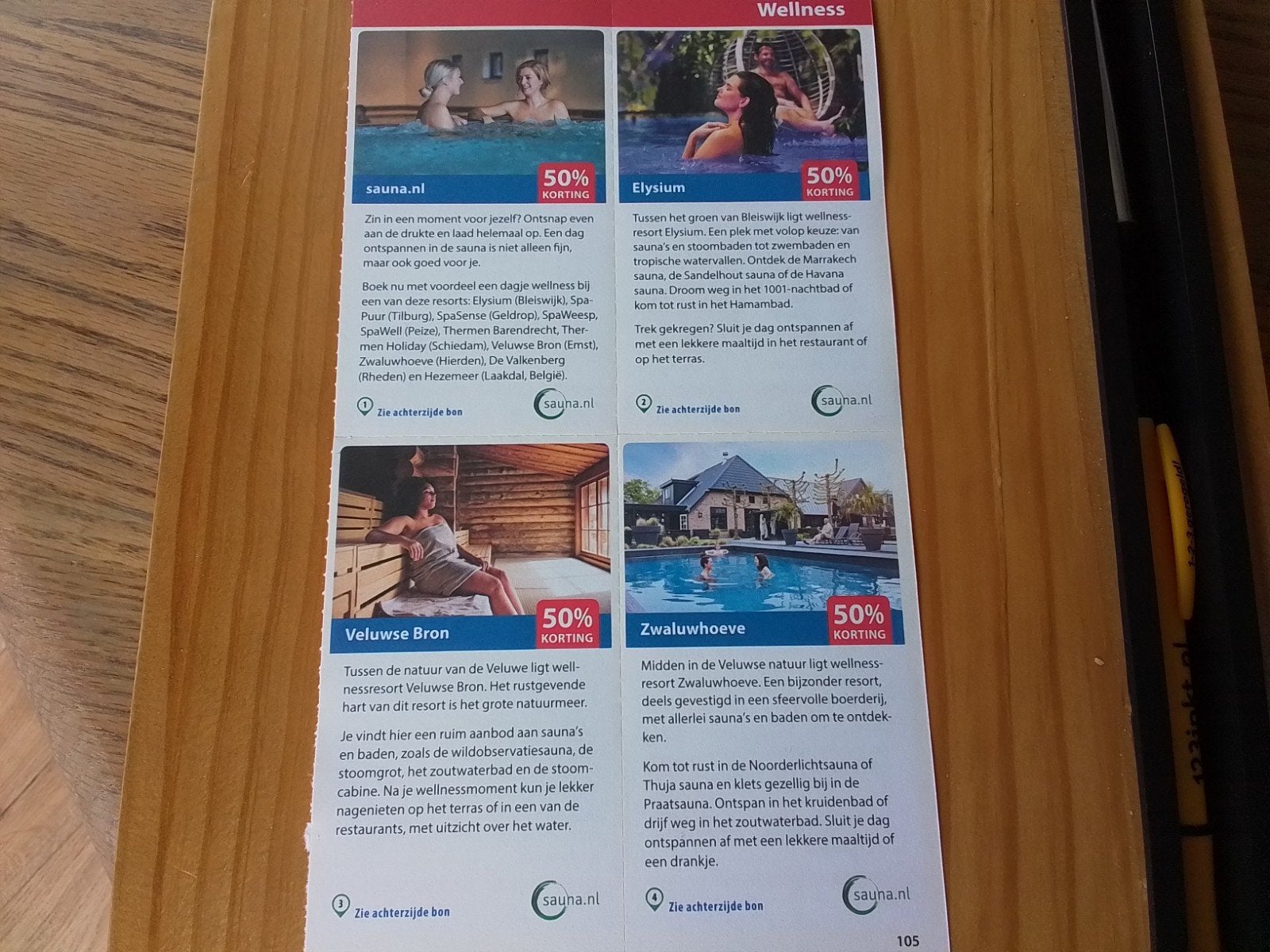 verschillende  KORTINGSBONNEN  SAUNA, Tickets en Kaartjes, Drie personen of meer, Kortingsbon, Spa of Sauna