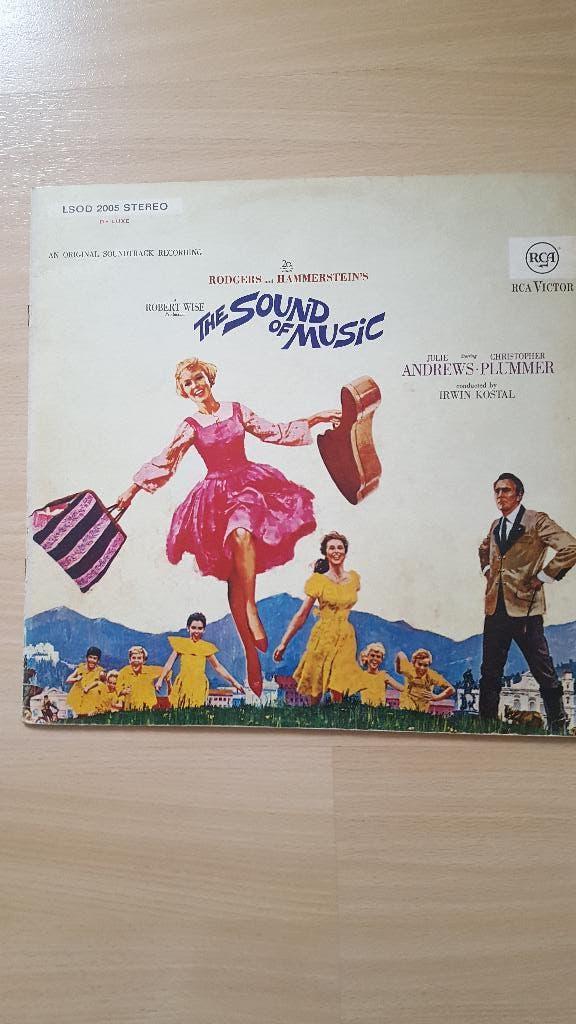 The Sound of Music met Julie Andrews LP (De Luxe), Cd's en Dvd's, Vinyl | Pop, Inclusief boekje, Ophalen of Verzenden, Zo goed als nieuw
