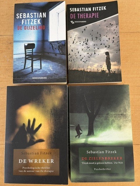 4 delen van de thrillerserie van Sebastian Fitzek, Ophalen of Verzenden, Zo goed als nieuw, Sebastian Fitzek