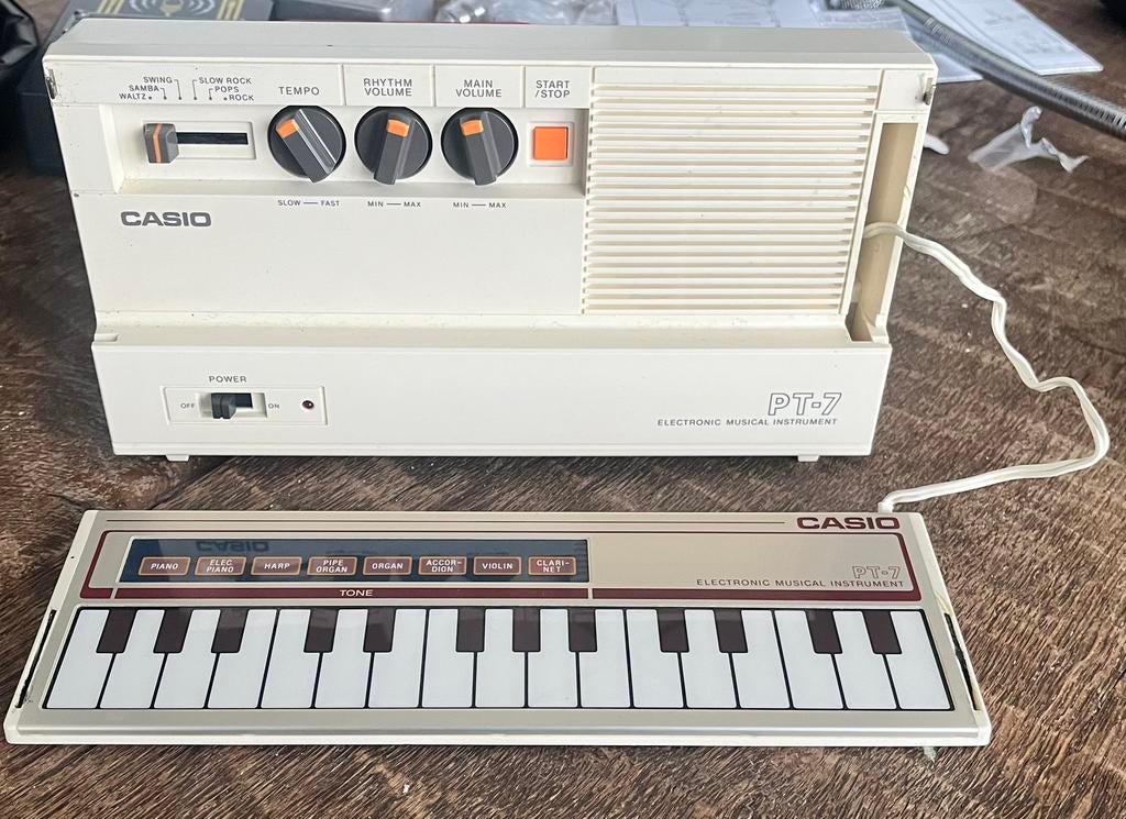 Casio PT-7, Muziek en Instrumenten, Ophalen of Verzenden, Gebruikt, Overige merken