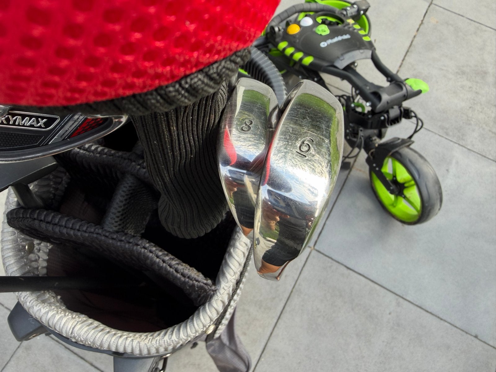 Foto 8 van Complete golfset met tas en trolley - Skymaster