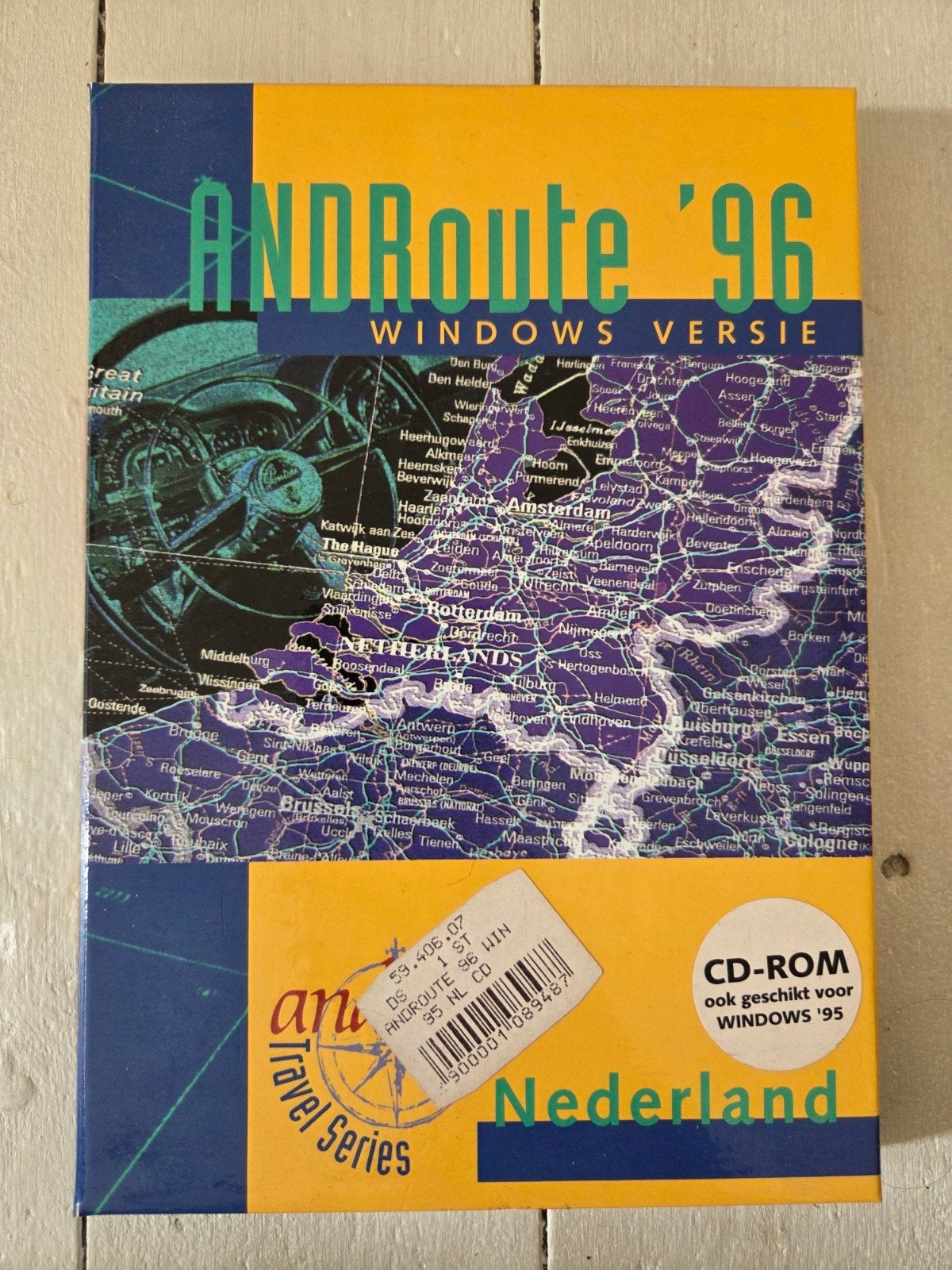 ANDRoute '96 windows versie Nederland, Ophalen of Verzenden, Gebruikt