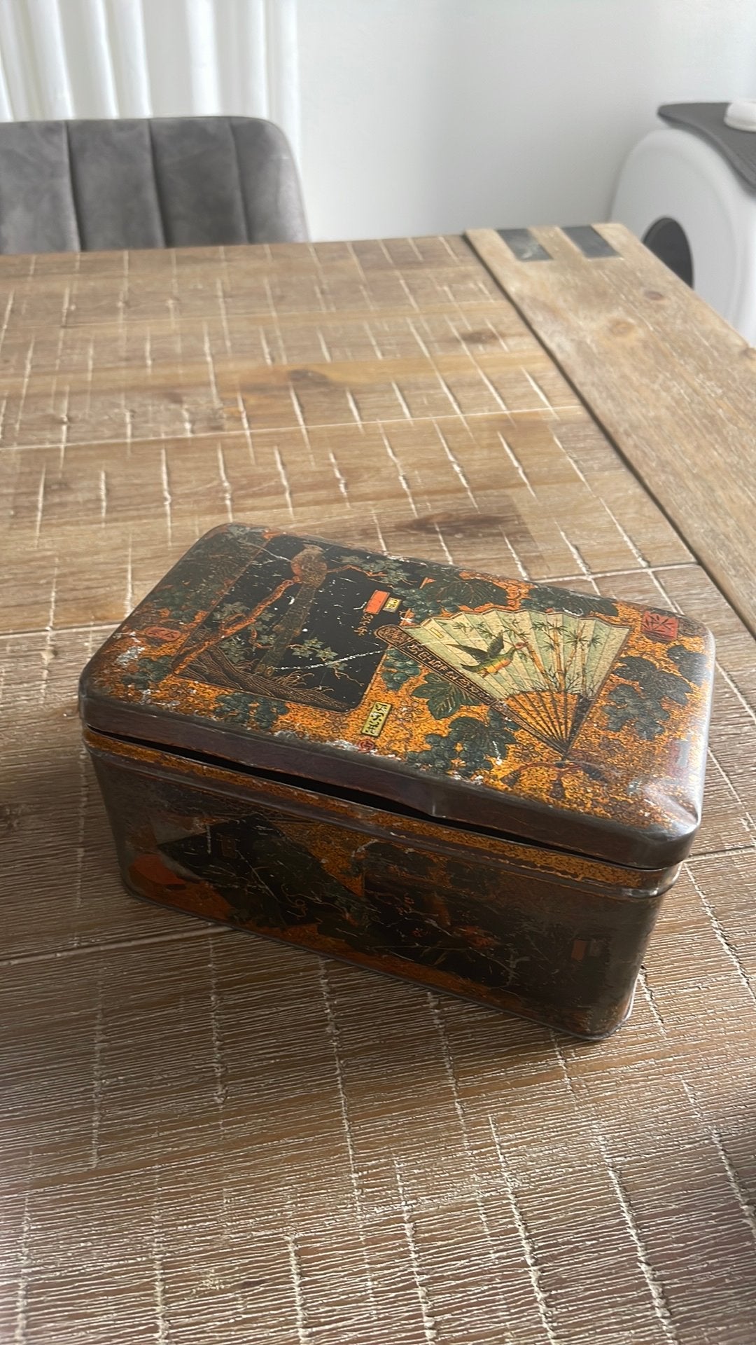 Antiek blik uit 1890/1910, Ophalen, Gebruikt, Overige