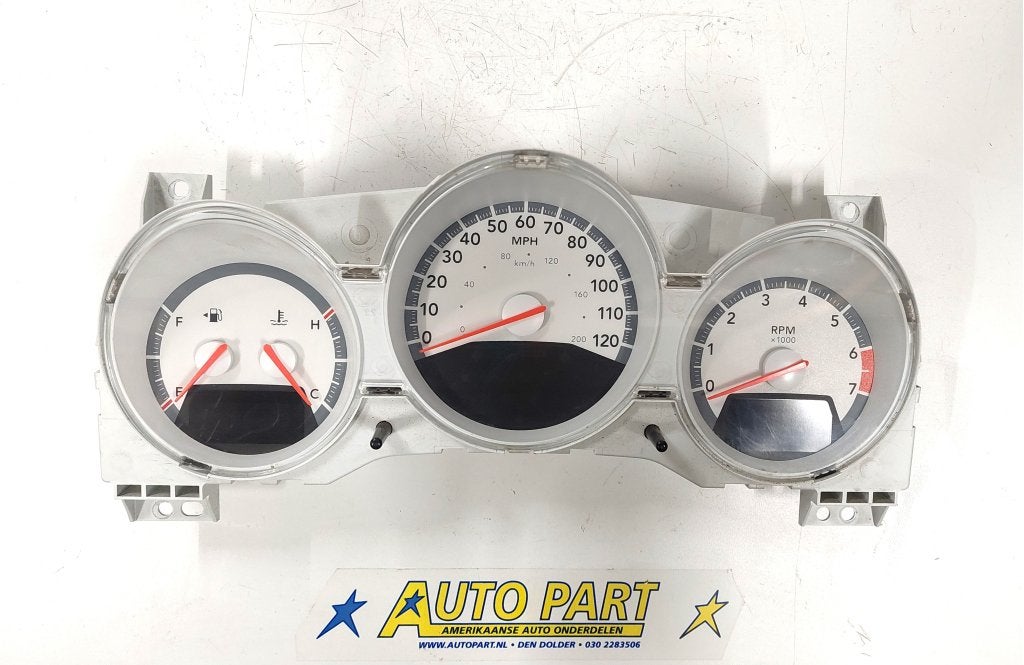 Dodge Caravan dashboard klok 2008, Gebruikt, PO Box 21-8004 | Auburn Hills, MI 48321-8004, Amerikaanse onderdelen, Ophalen of Verzenden