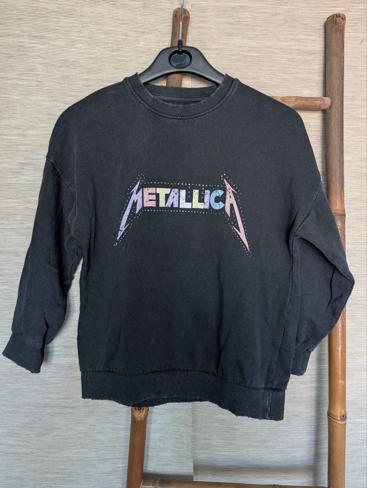 Reserved trui met Metallica print, maat 134, Reserved, Gebruikt, Jongen of Meisje, Trui of Vest