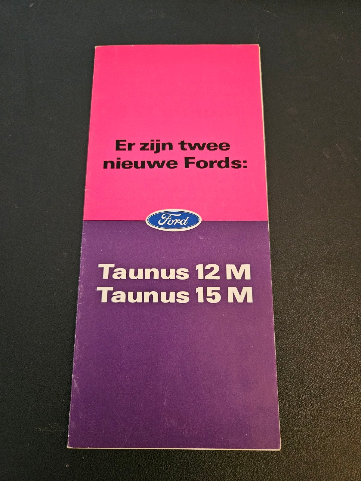Brochure Ford Taunus 12M / 15M, Ophalen of Verzenden, Zo goed als nieuw, Ford
