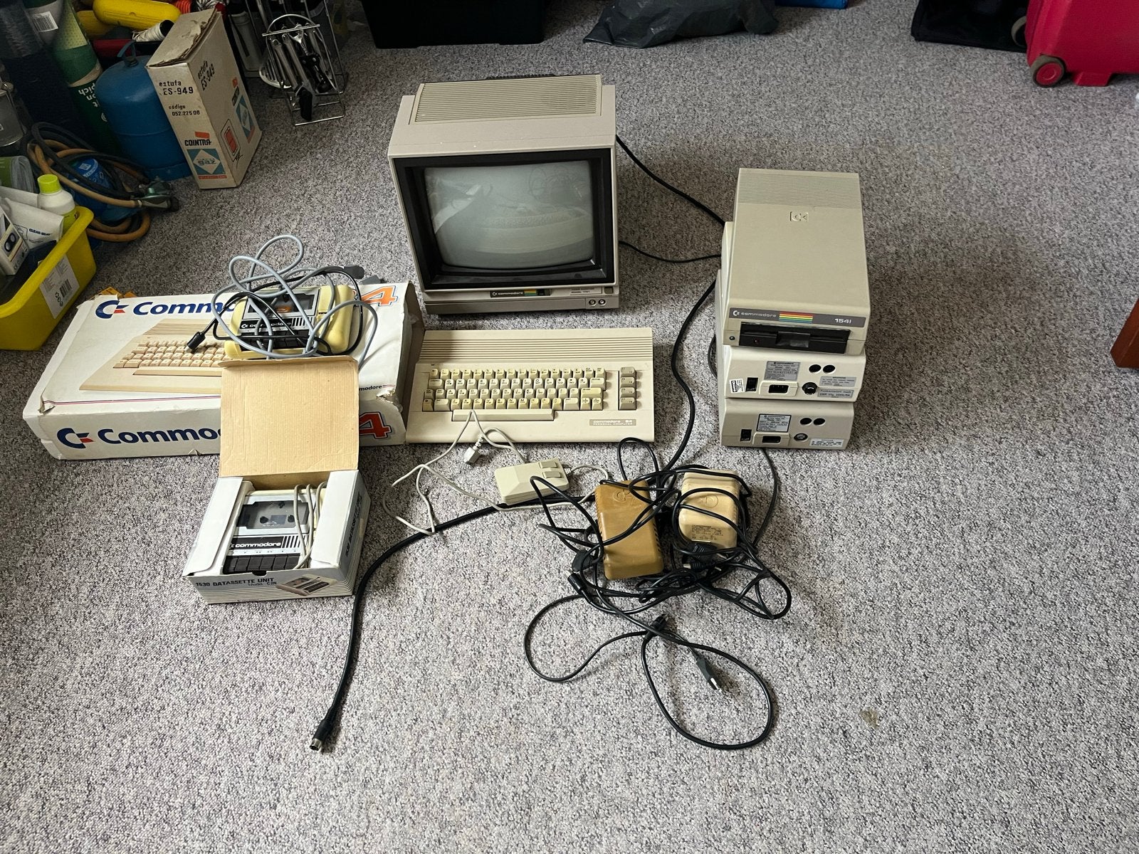 2x Commodore 64 met accessoires en veel software, Ophalen of Verzenden