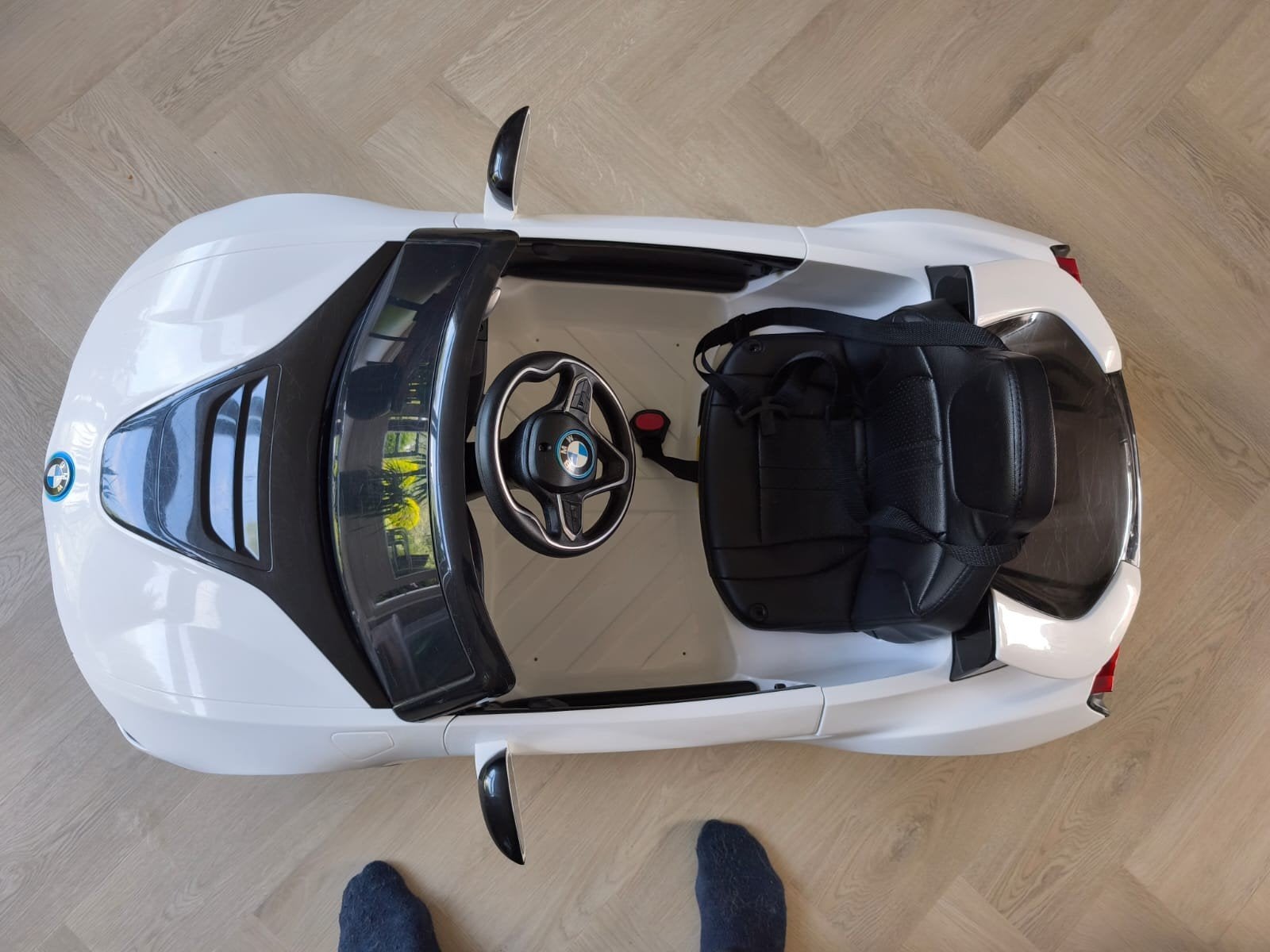 Elektrische witte BMW afstandsbediening, Ophalen, Gebruikt, Afstandsbediening