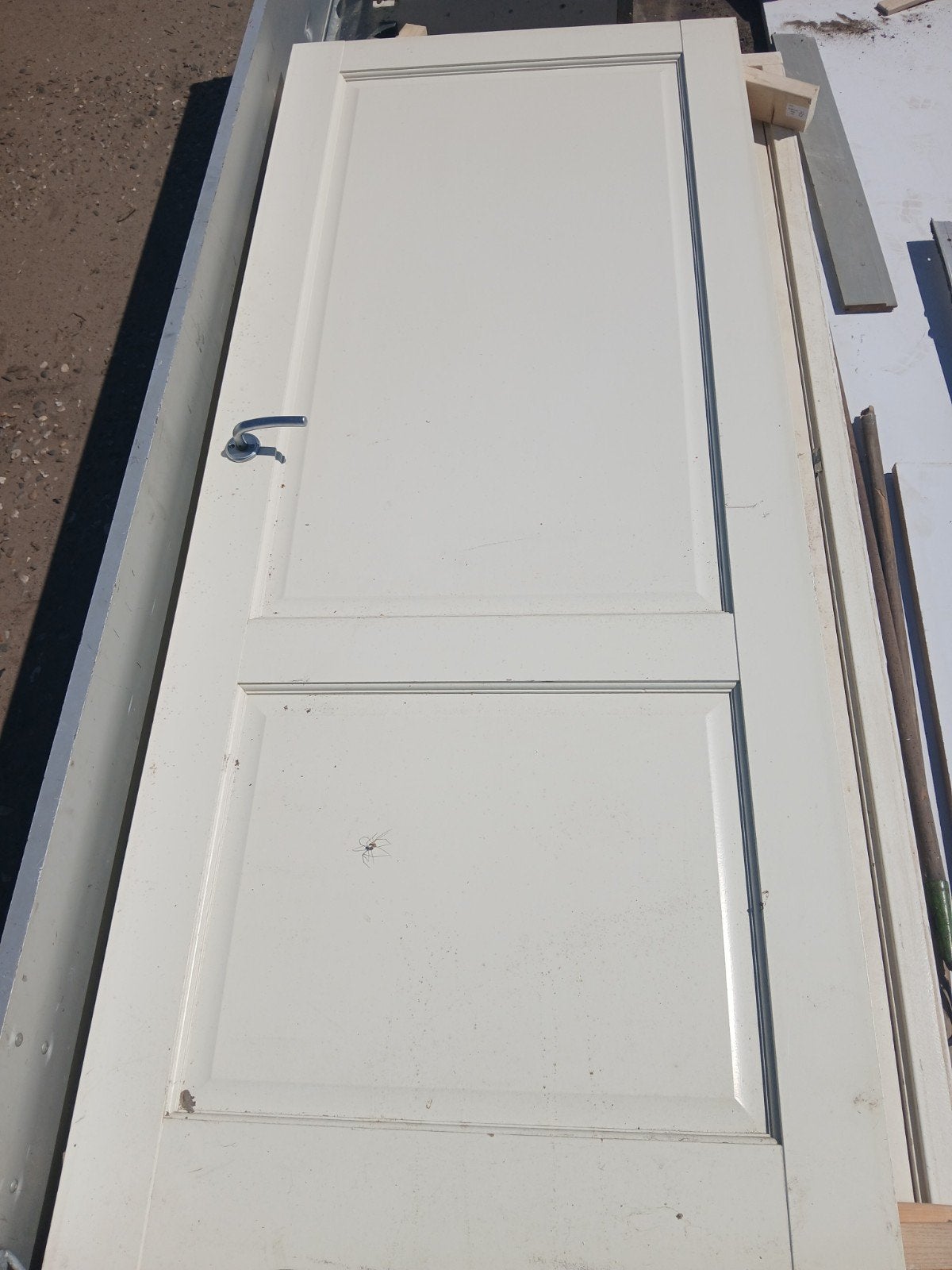 Harthouten binnendeur 82.5x201 met kraalprofiel, Ophalen