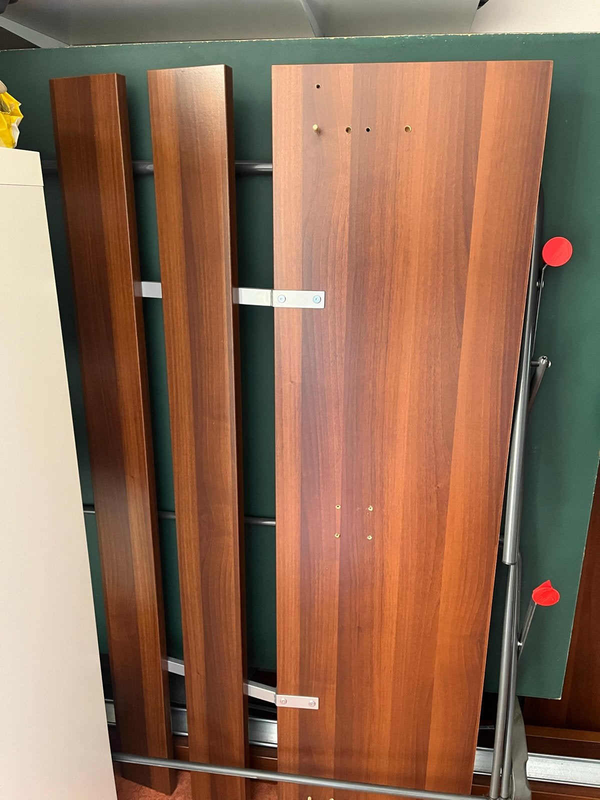 Ikea Hamar bruin bed 160x200 cm (excl. lattenbodem), Ophalen, Gebruikt, Bruin, Tweepersoons