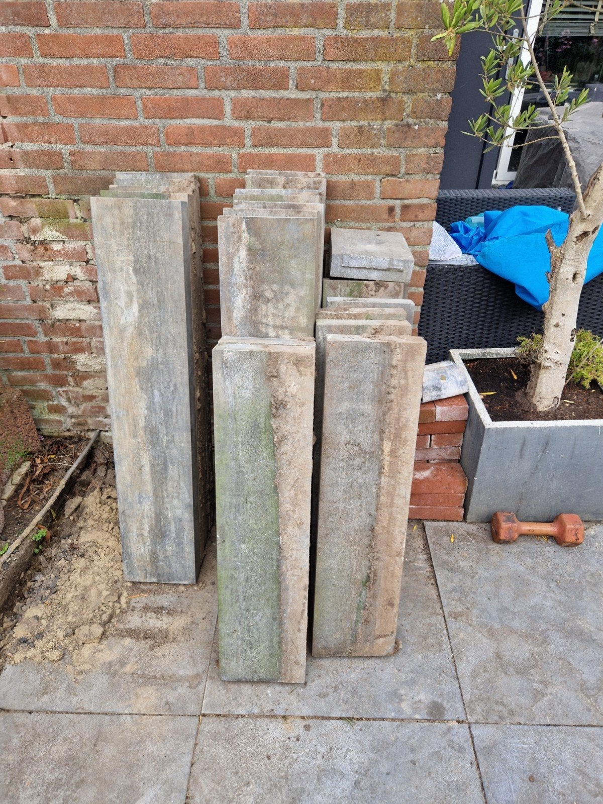 ZSM OPHALEN Afsluitbanden / Omrandingen voor tuin of terras, Tuin en Terras, Ophalen, Gebruikt, Overige typen, Minder dan 5 m²