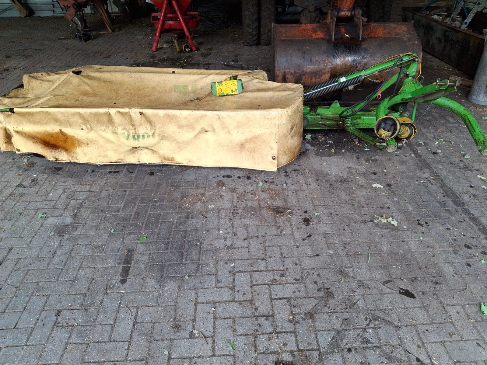 Krone am 243, Ophalen, Weidebouw
