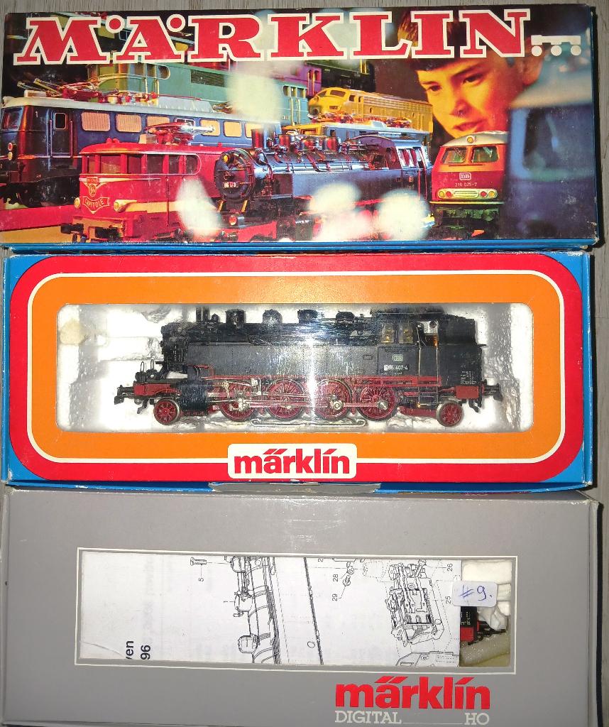 Marklin 3096 / 3696 stoomlok BR86 analoog / digitaal, Wisselstroom, Locomotief, Ophalen of Verzenden, Zo goed als nieuw
