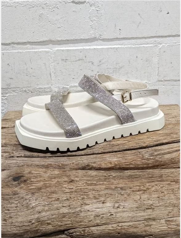 Inuovo - Prachtige leren sandalen maat 37 - Nieuw €70, Kleding | Dames, Wit, Inuovo, Nieuw, X