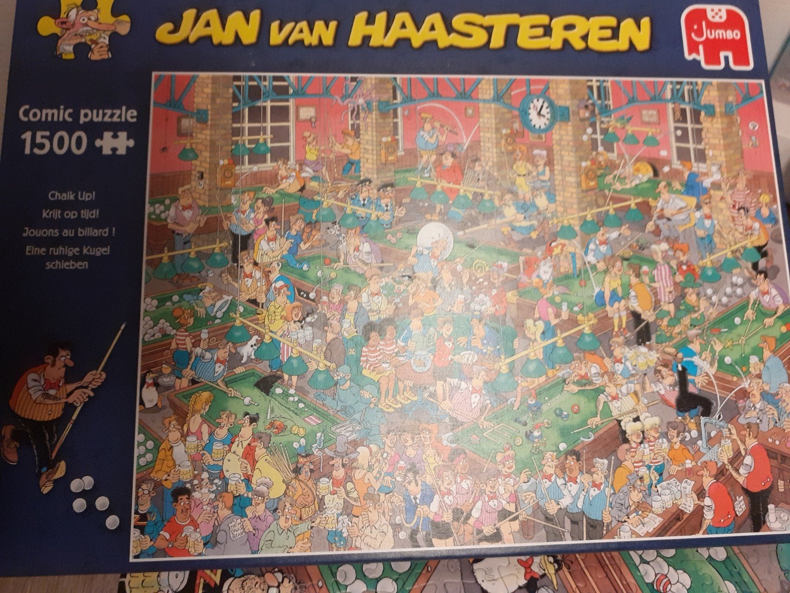 Jan van Haasteren Comic Puzzel 1500 stukjes, Ophalen of Verzenden, 500 t/m 1500 stukjes, Zo goed als nieuw, Legpuzzel